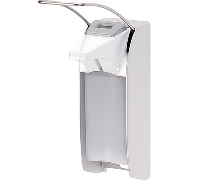 Aluminiumspender mit Zählfunktion - 1-l-Flasche für Waschlotion, Pflegelotion und Händedesinfektion